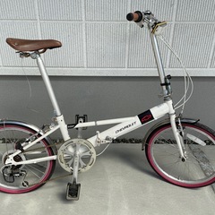 豊中/引取〜11/11金迄】シボレー20インチ折りたたみ自転車ワイン 豊中/引取〜11/11金迄】シボレー20インチ折りたたみ自転車ワイン