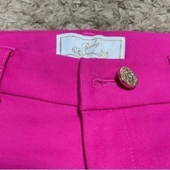 【美品】❣️Rady❣️訳ありスキニーパンツ　ネオンピンク　Ｓの画像