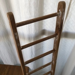 ウッドラダー　梯子　ディスプレイの画像