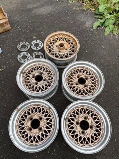 当時物メッシュホイール+pcd変換スペーサー