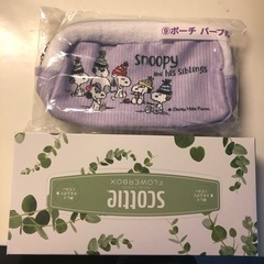 【新品・未使用】スヌーピーくじ　ポーチの画像