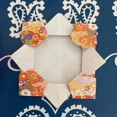 ハンドメイド　ご褒美メダル　和柄