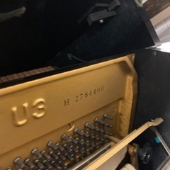 期間限定値下げ。YAMAHA アップライトピアノ　U3H リニューアル品の画像