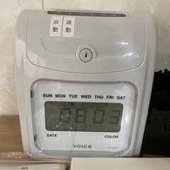 タイムレコーダーセット　10/14迄受付