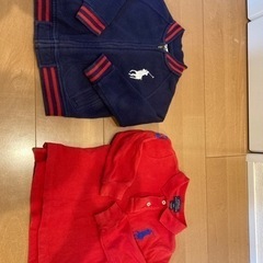 ポロラルフローレン　大体　服90　くつ15〜16の画像