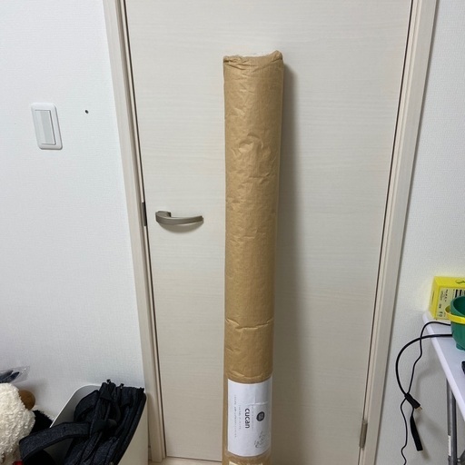 未使用未開封　cucan スミトロンクロスシャギーラグ　ベージュ　1.4×2.0