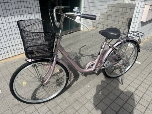 22インチ　中古自転車　屋根付き車庫保管品