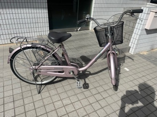 22インチ　中古自転車　屋根付き車庫保管品