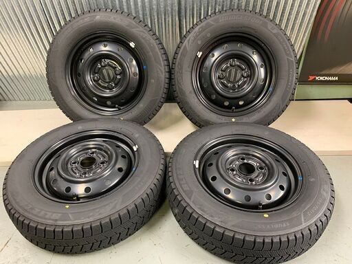 新品同様溝！ブリザック　VRX3　155/70R13　スズキ純正　新型エブリーワゴン　最強！スタッドレスタイヤ