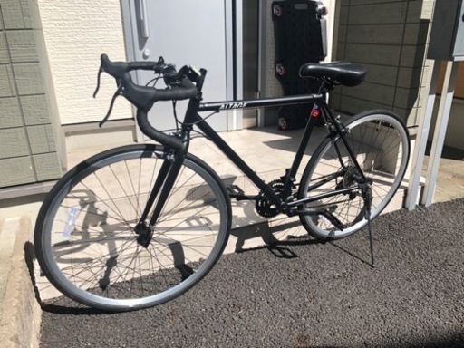 ALTAGE(アルテージ) ロードバイク 自転車 700C 18段変速 マットブラック