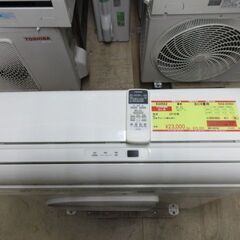 K03552　東芝　 中古エアコン　主に6畳用　冷房能力　2.2KW ／ 暖房能力2.2KW