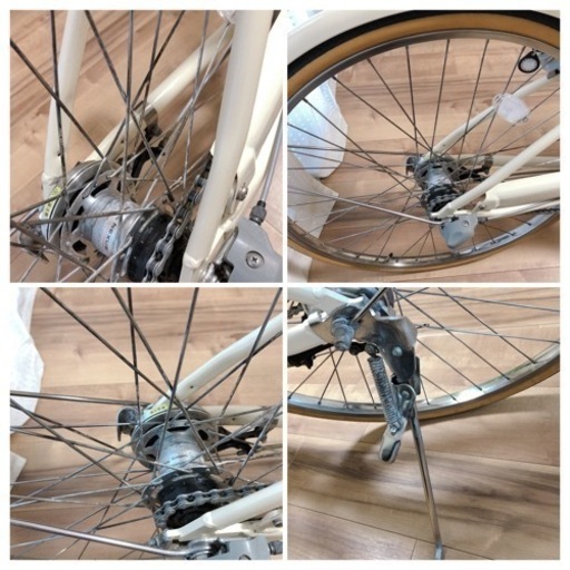 ブリヂストン自転車　空気入れ、ワイヤーロック、サビ止めセットで♪ブリヂストン BRIDGESTONE EB63LT 