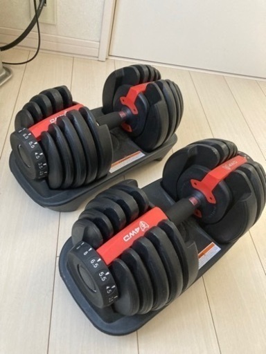 可変式ダンベル　24kg 2個　ベンチ台