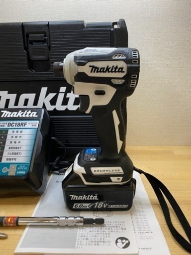 中古 マキタ TD171D 18V インパクトドライバ　ホワイト　セット