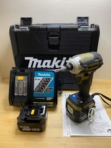 中古 マキタ　TD161 14V インパクトドライバ　フルセット