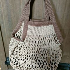 フランス製　バッグ未使用　ブラウン