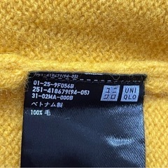 美品　ユニクロ　ウールニットＭの画像