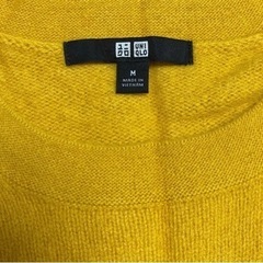 美品　ユニクロ　ウールニットＭの画像