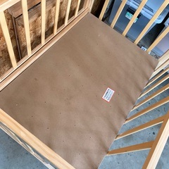 【お取引中】ベビーベッド　赤ちゃん　ベッド　ベッド下収納　西松屋の画像