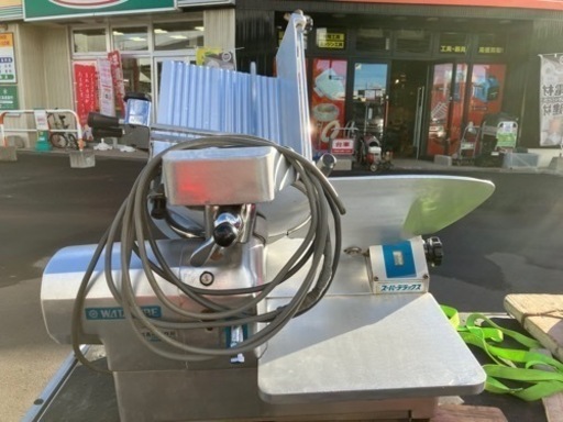 中古厨房 業務用 渡辺鉄工所 卓上 ミート 肉 スライサー WSD-2P&3P 三相 200V