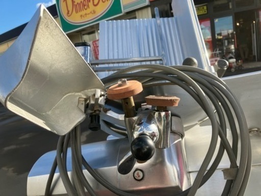 中古厨房 業務用 渡辺鉄工所 卓上 ミート 肉 スライサー WSD-2P&3P 三相 200V