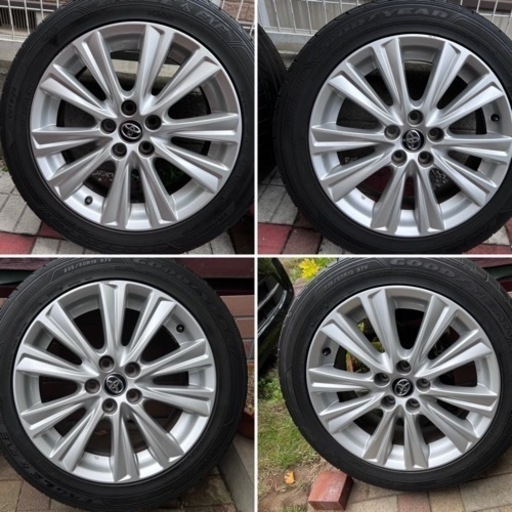 235/50R18 純正ホイール タイヤ4本セット　ナット付き　アルファード ヴェルファイア