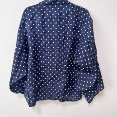 JUNYA WATANABE 七分丈トップス　ドット柄シャツ　Sサイズの画像