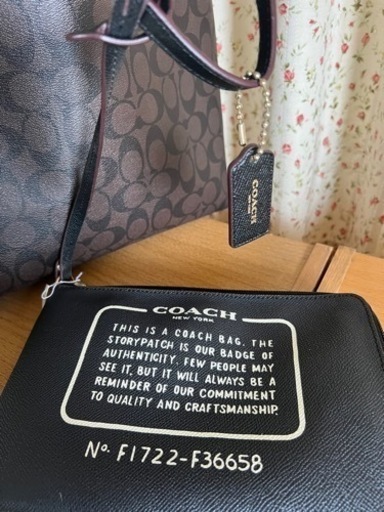 コーチ　coach 新品　リバーシブル　トートバッグ
