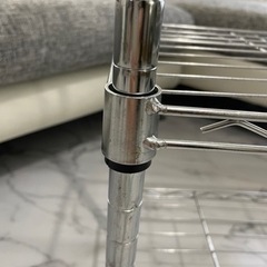 完売しました)メタルラック　4段　シルバー　の画像