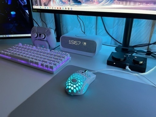 【美品】早い者勝ち❗️自作PC ホワイト　キーボード、マウス付き