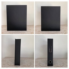 ナカバヤシ A4 ブック型収納ボックス 小物入れ ブラックの画像