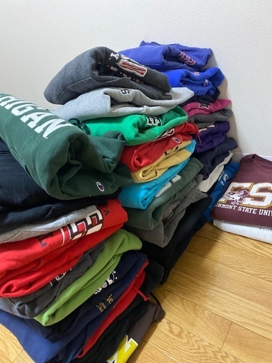 Champion Hanes… 輸入パーカー&スウェット10着まとめ売り！