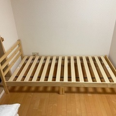 【決まりました】木製ベッドフレームの画像