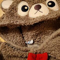 クマ ロンパース 95cmの画像