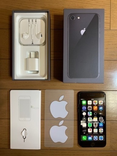 【超美品】iPhone8 64GB SIMフリー スペースグレー バッテリー97%