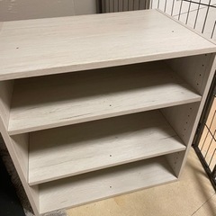 無料！ニトリのホワイトウォッシュカラーボックス