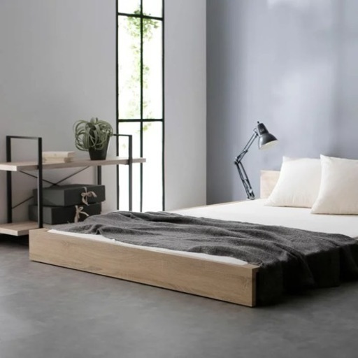 ベッド　セミダブル　ロータイプ