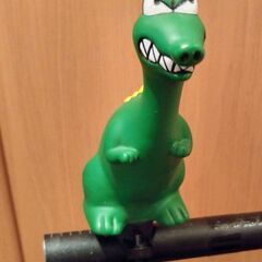 恐竜　自転車のベルの画像