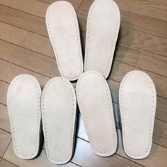未使用　室内スリッパ3足の画像