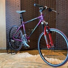 ■ HEAD 1300-S ヘッド 26インチ パープル 27速 カーボン MTB マウンテンバイク 自転車 札幌発 ★の画像