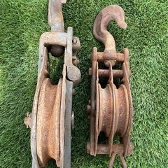 滑車　①SOWA  150m/m    ②SOWA  1.5t    セットの画像