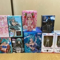初音ミク・進撃の巨人・エヴァ　フィギュア　県南
