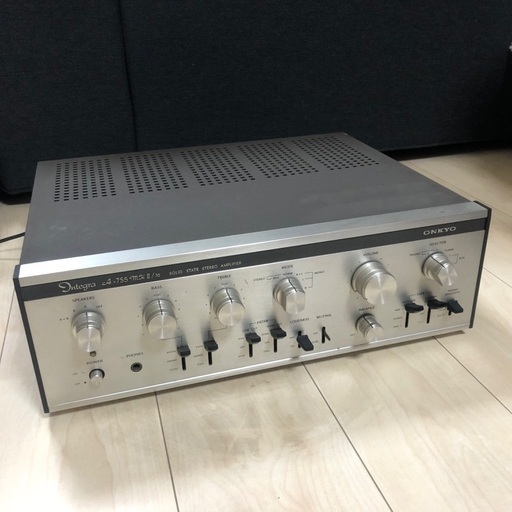 【通電のみ確認】ONKYO オンキョー プリメインアンプ integra A-755 MKⅡ/70