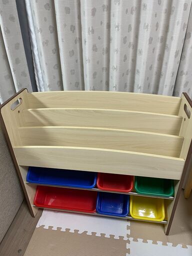 おもちゃ収納 子供用 本棚 木製