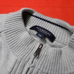 BURBERRY LONDON 100㌢ ジップアップニット『USED』の画像