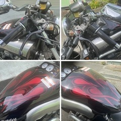 早い者勝ち！ワンオーナー低走行10835km！H19年ヤマハVmaxカナダ仕様！カスタム多数、前後ブレンボ、ゲイル、オーリンズ、Kファクマフラーの画像