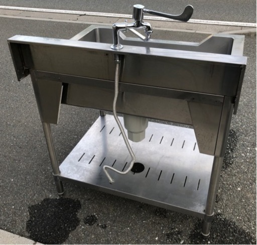 ⭐︎中古品　1槽シンク　900×750×840mm  厨房用品⭐︎