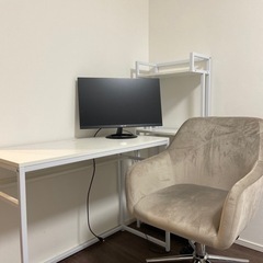 デスク、棚、在宅勤務セット