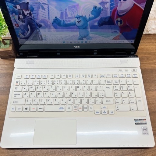 【美品】ホワイト NEC ☘新品SSD240GB搭載☘メモリ8GB☘office