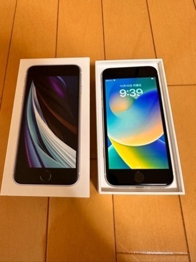 【美品】iPhone SE2 64GB ホワイト バッテリー95% SIMロック解除済み